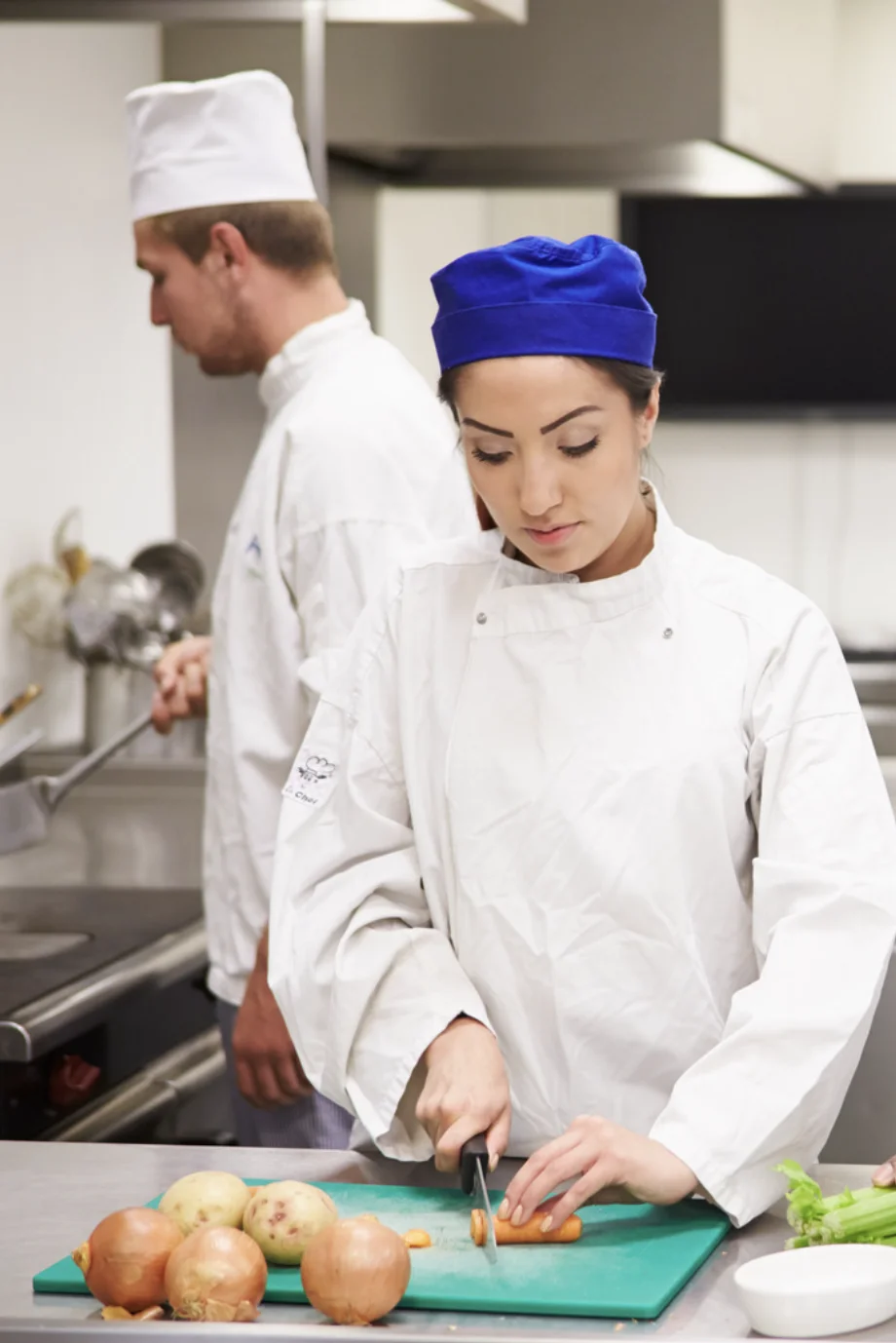 Chef preparing food
