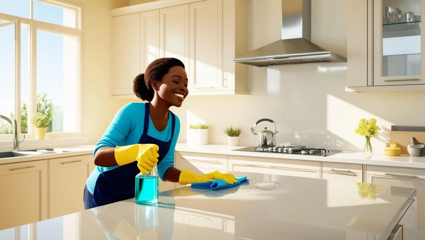 Event cleaning team preparation