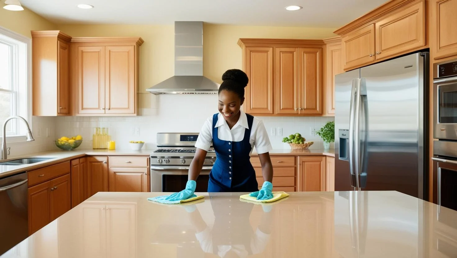 Professional cleaning staff training