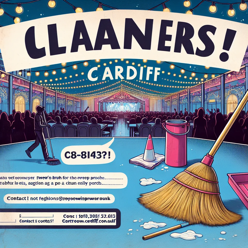 Find Cleaners for Events Jobs in Cardiff