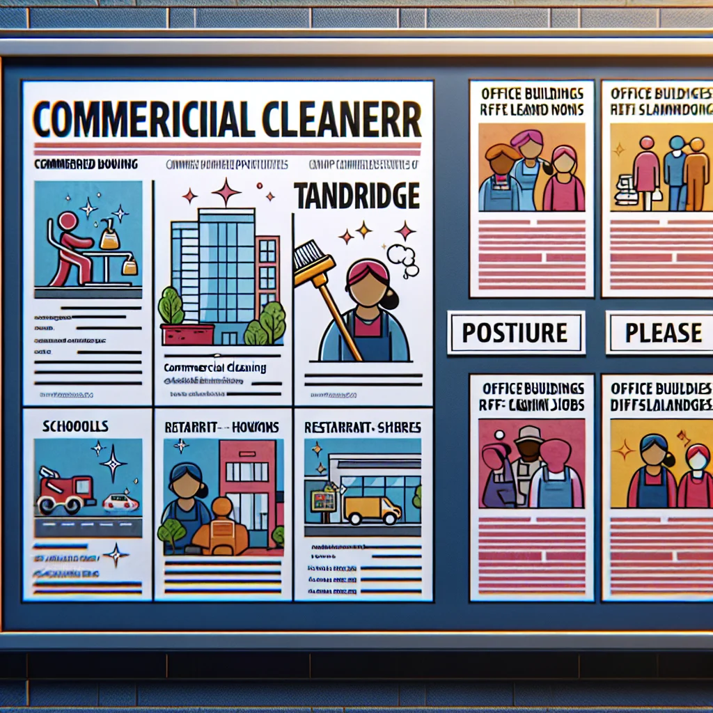 Find Commercial Cleaners Jobs in Tandridge