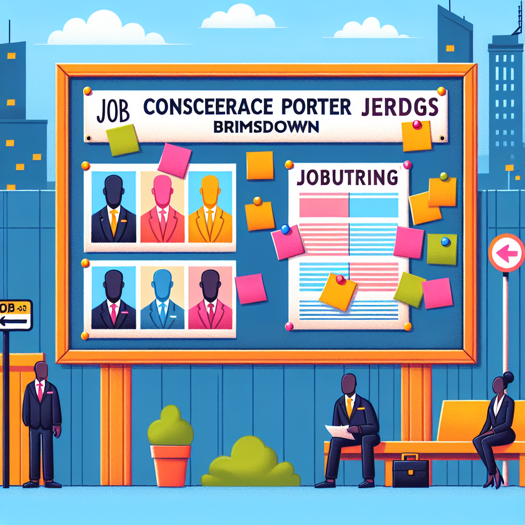 Find Concierge Porter Jobs in Brimsdown