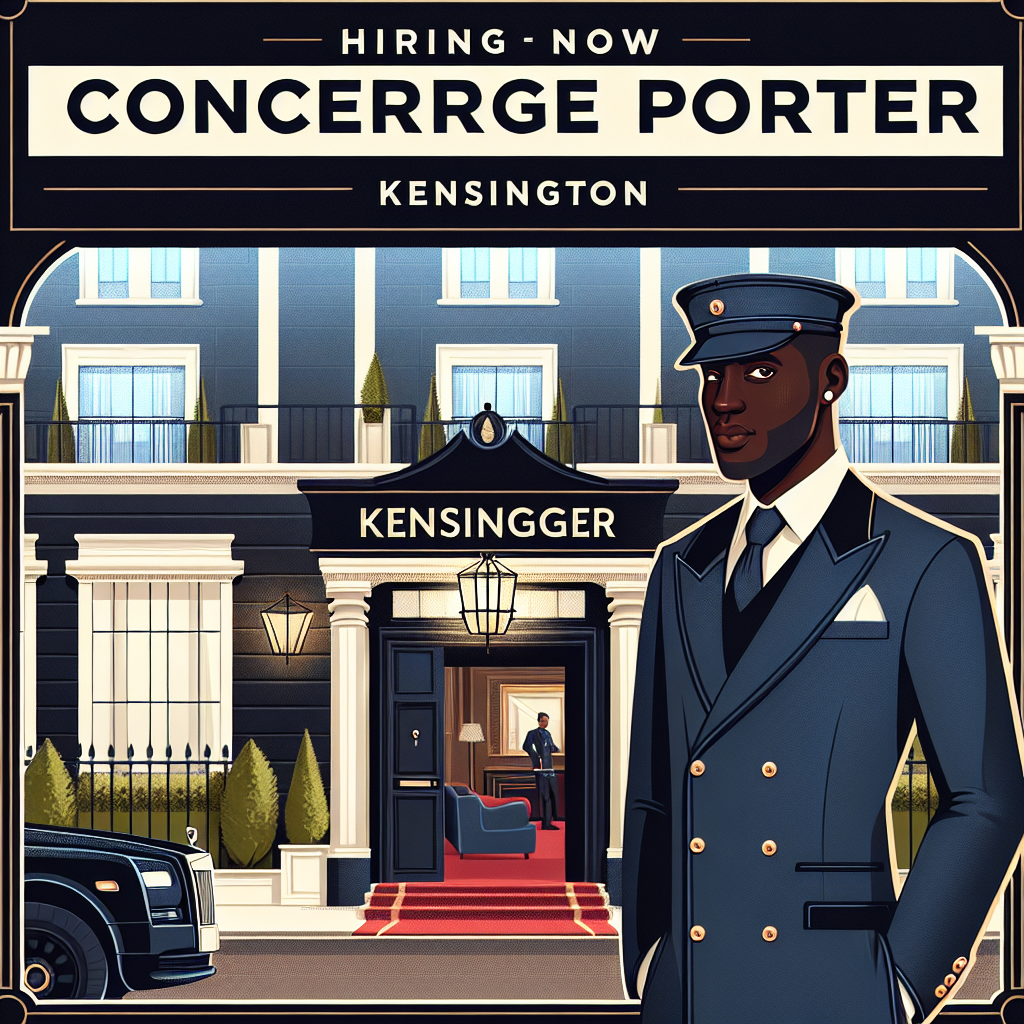 Find Concierge Porter Jobs in Kensington