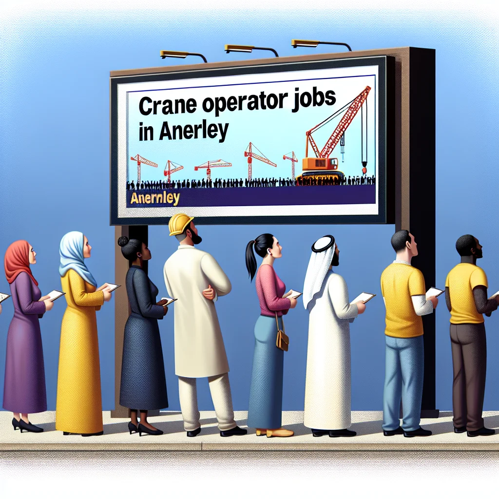 Find Crane Operator Jobs in Anerley