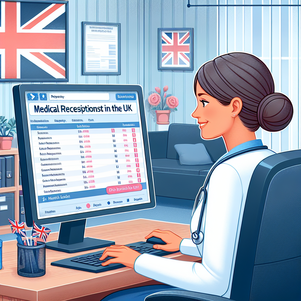 Find Medical Receptionist Jobs in UK