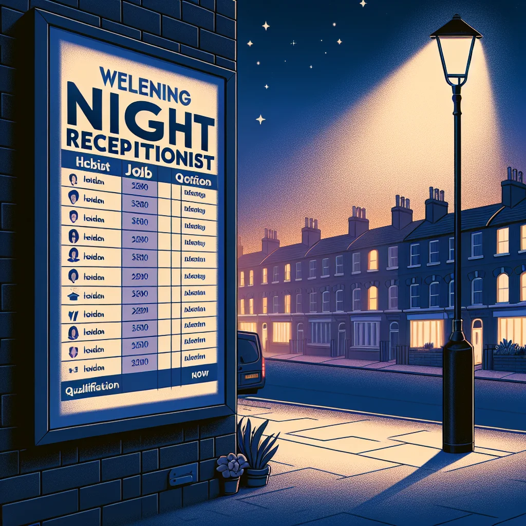 Find Night Receptionist Jobs in Hendon