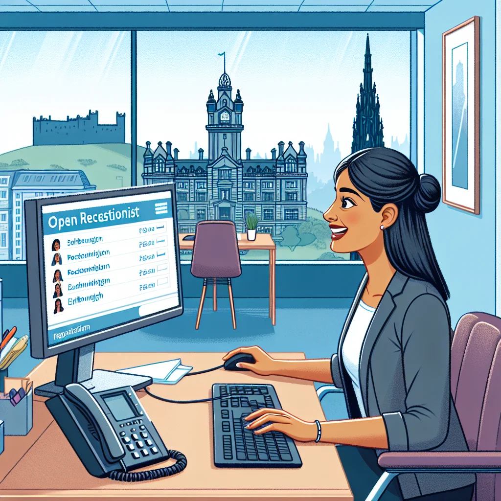Find Receptionist Jobs in Find Receptionist Jobs in Edinburgh