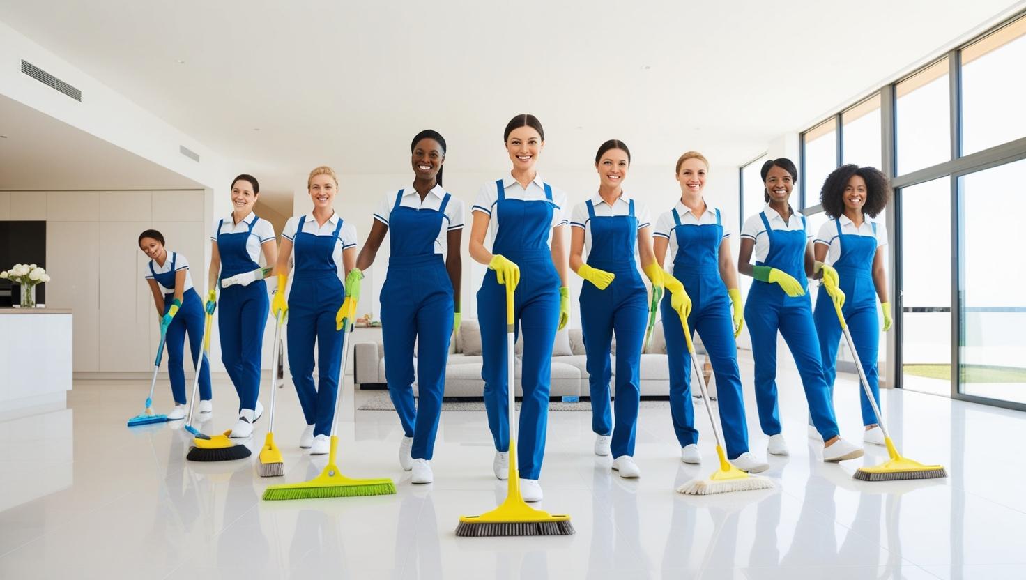 Professional hotel housekeeper maintaining luxury accommodation standards