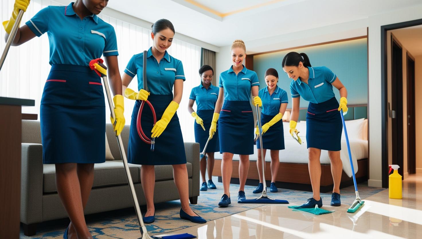 Team RAL recruitment consultants meeting with housekeeping candidates