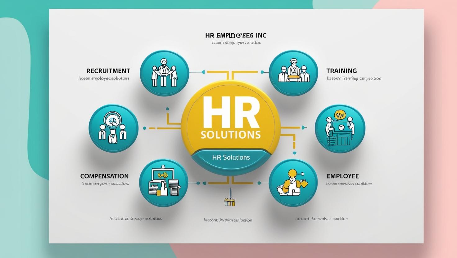 Temporary staff working together in an office