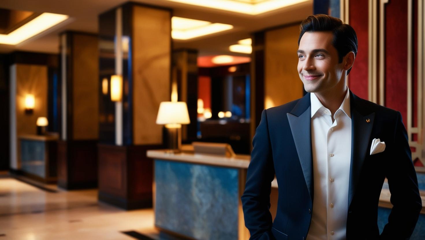Concierge staff providing directions