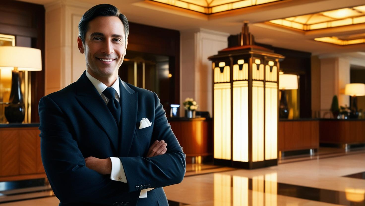 Professional concierge staff providing excellent service