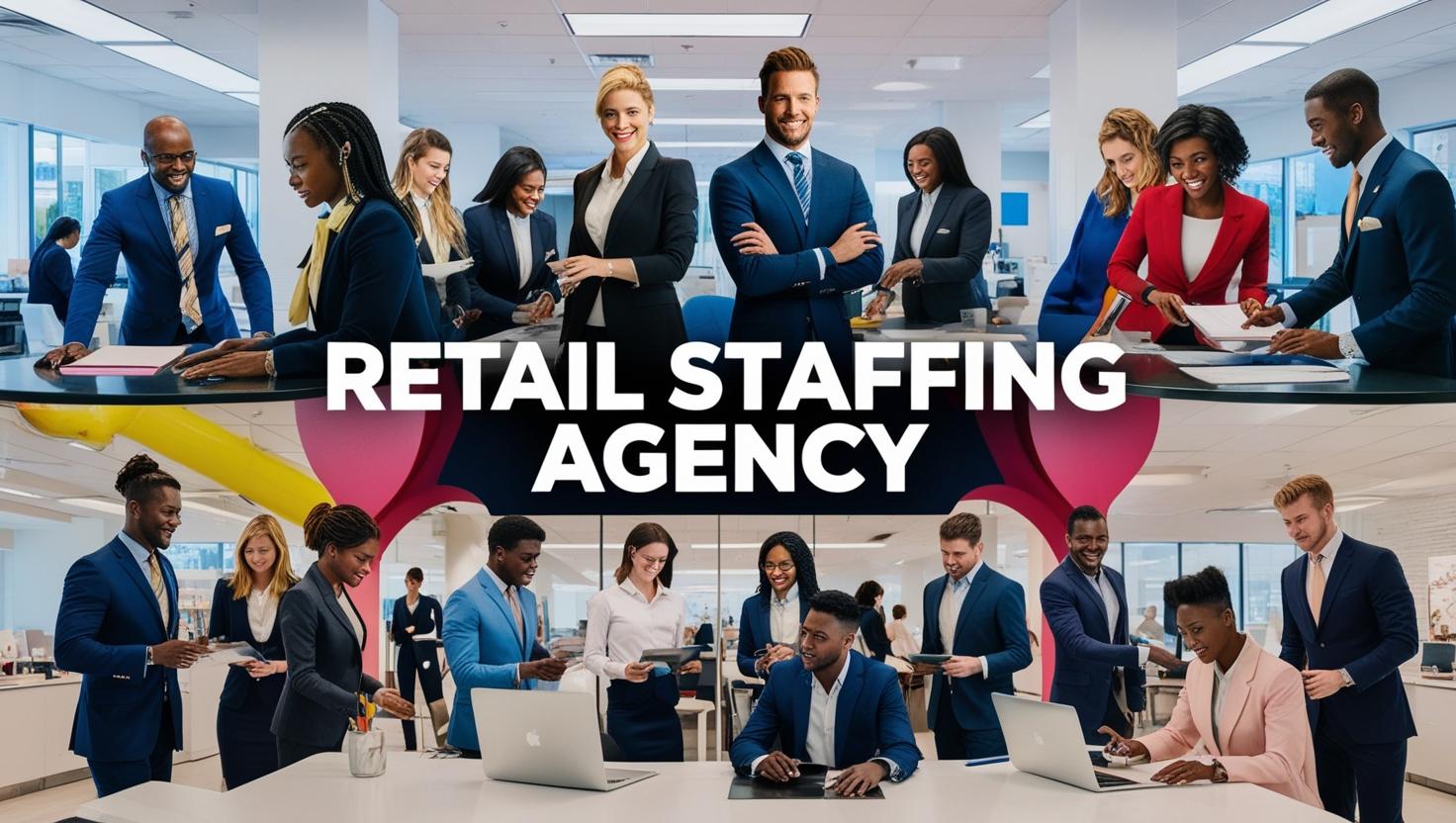 A retail manager briefing her team before the store opens, highlighting leadership and communication.