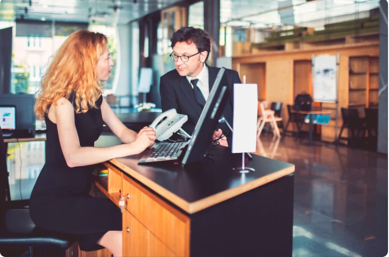 Receptionist Job in UK