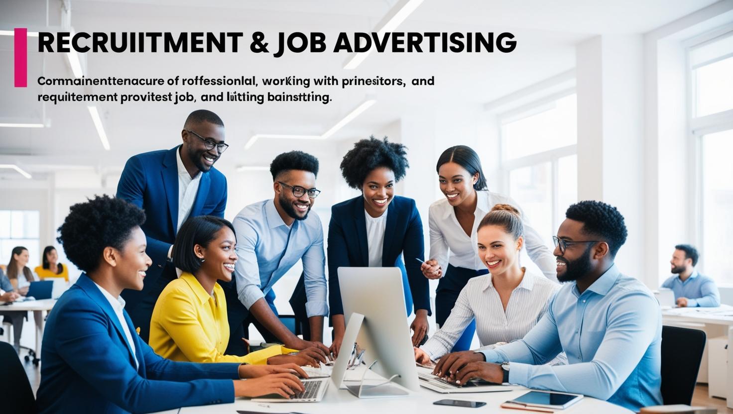 Two business people shaking hands over a laptop, symbolizing successful recruitment and job placement through Extra Personnel Recruitment Agency London and Team Recruitment Agency London.